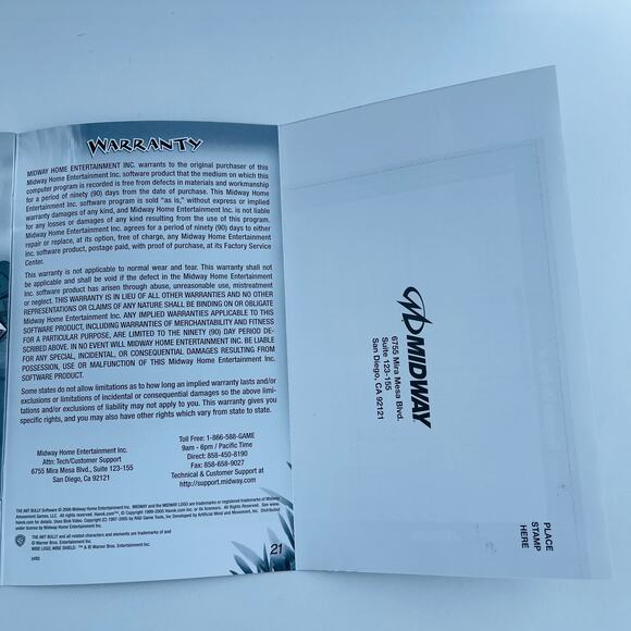 The Ant Bully Sony PlayStation 2, 2006 PS2 Complete CIB + Registration Card - Picture 9 of 11